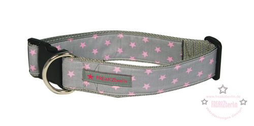 Hundehalsband Pink Stars